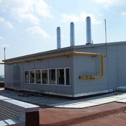 BOILER ROOF STRUCTURE